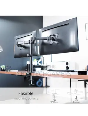 VIVO Dual Ultrawide Monitor Desk Mount