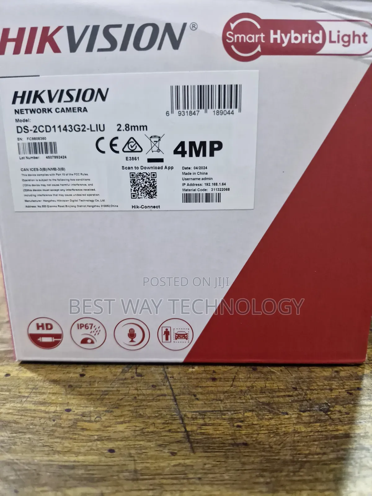 4mp Indoor Hybrid Camera Poe