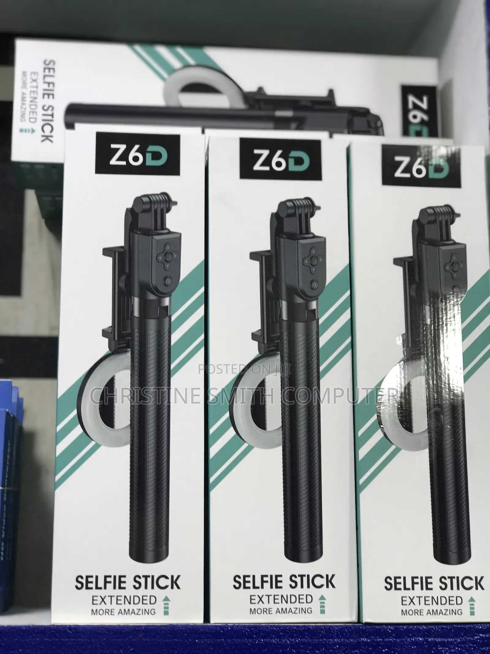 Z6D Selfie Stick Tripod With Two Light