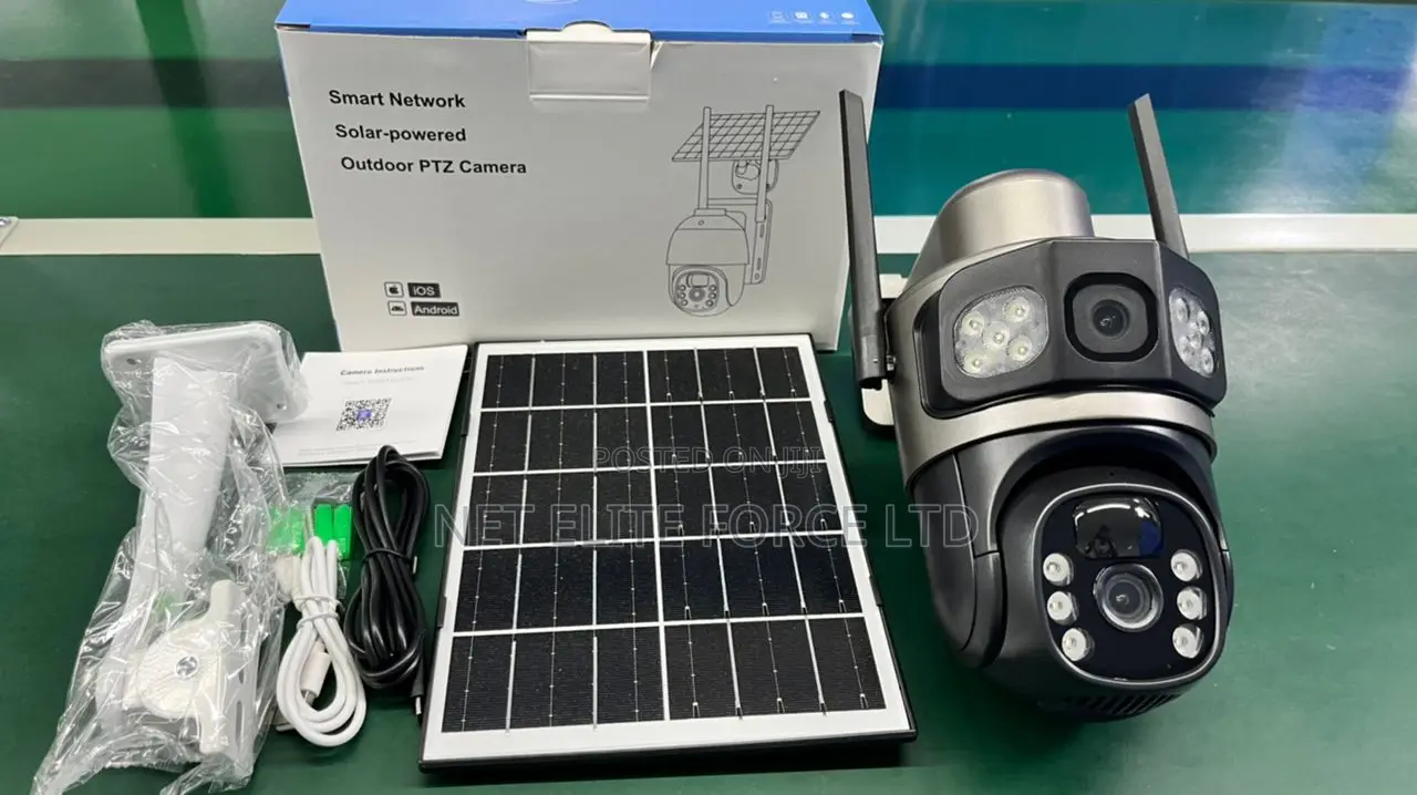 4m Dual Lense 4g Simcard Solar Camera