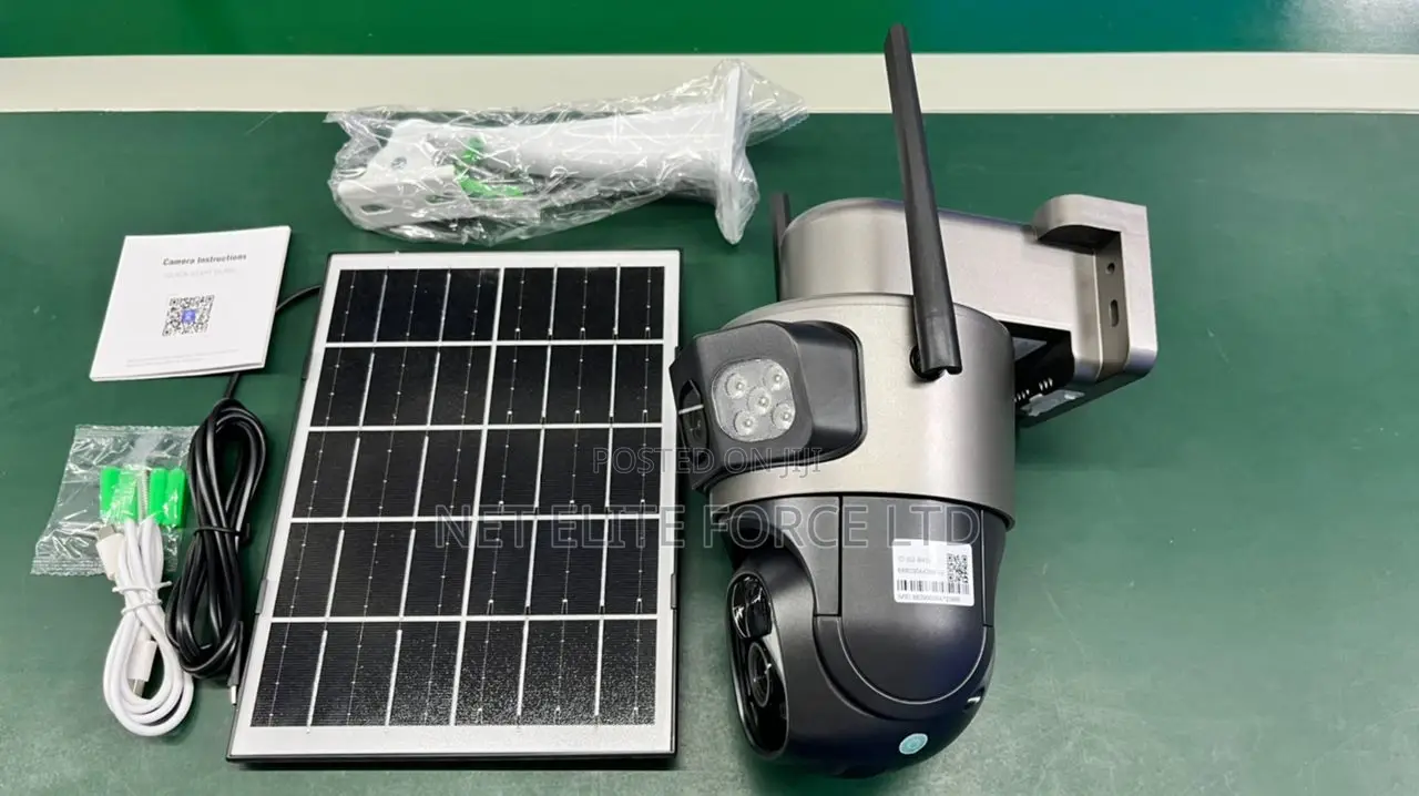 4m Dual Lense 4g Simcard Solar Camera