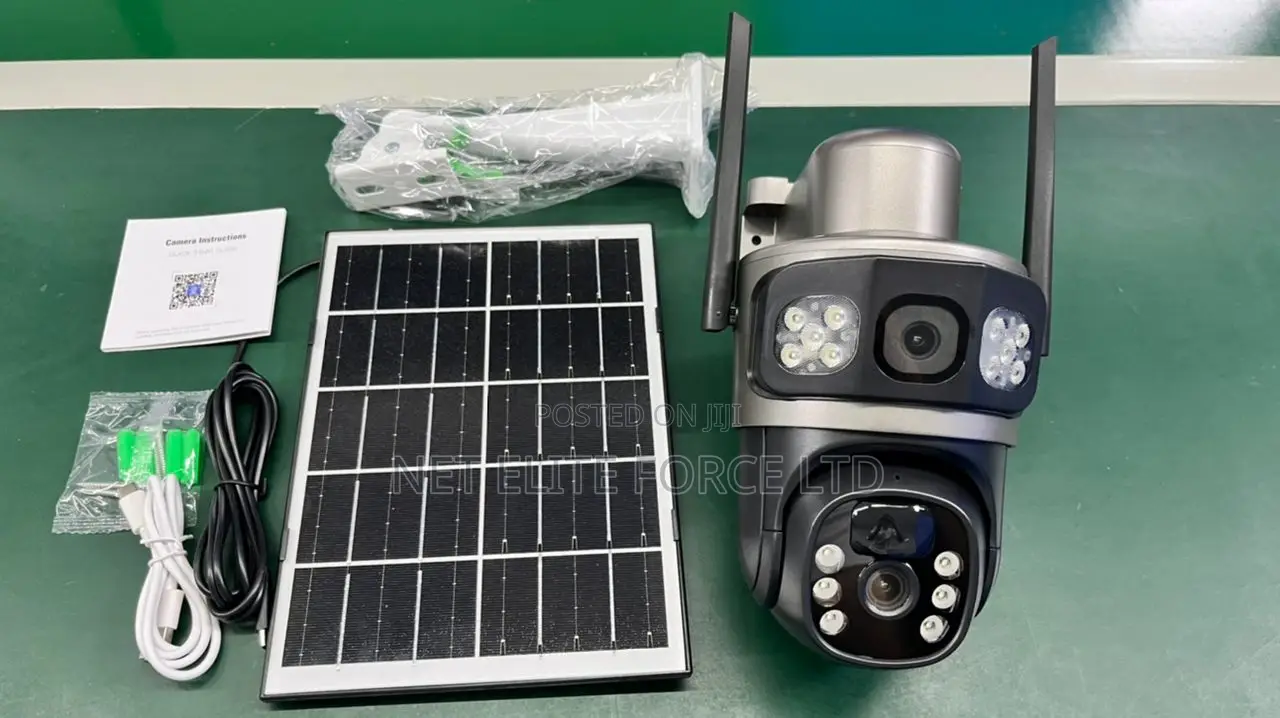 4m Dual Lense 4g Simcard Solar Camera