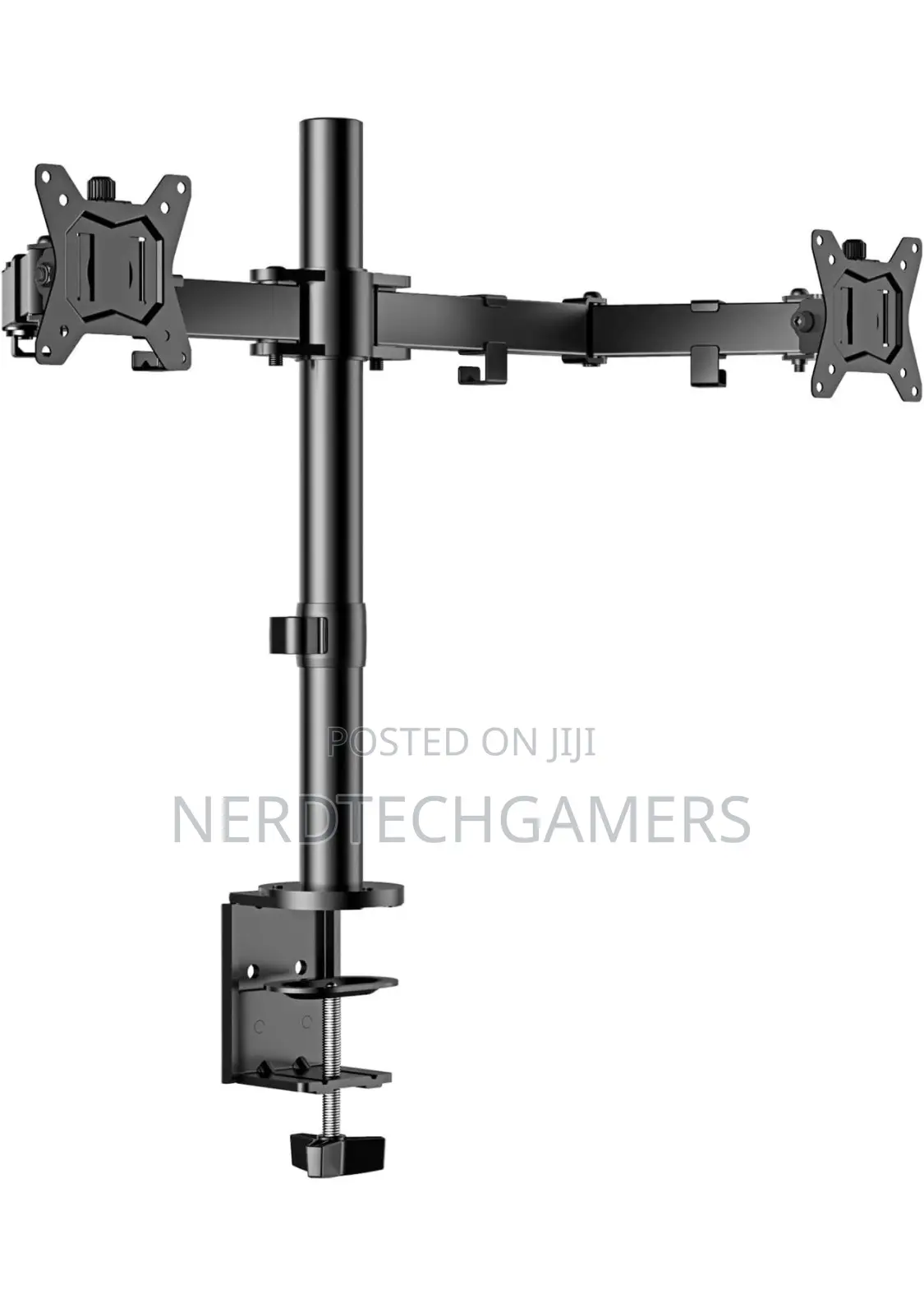 Ergear Dual Monitor Desk Mount, Heavy Duty Adjustable
