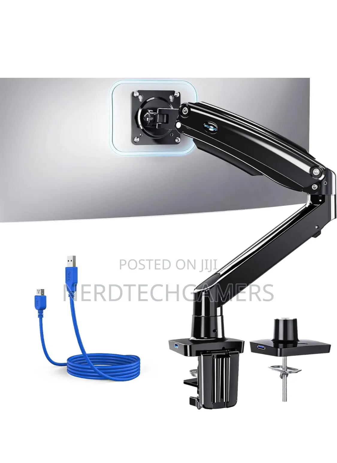 HUANUO Single Monitor Arm Holds 26.48 Lbs, Computer Monitor