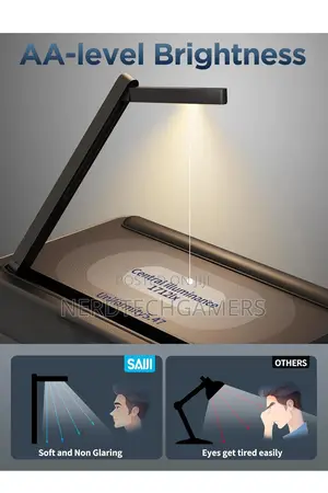 SAIJI Laptop Lap Desk With LED Light, Portable Laptop Desk
