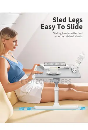 Laptop Tray, SAIJI 60*45cm Table Lap for Bed,