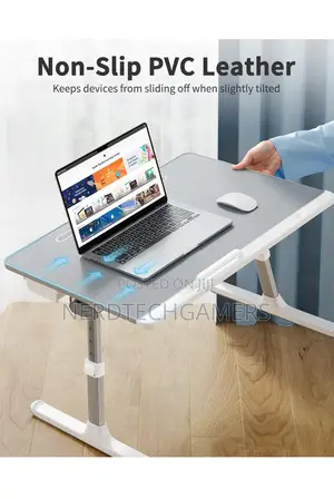 Laptop Tray, SAIJI 60*45cm Table Lap for Bed,