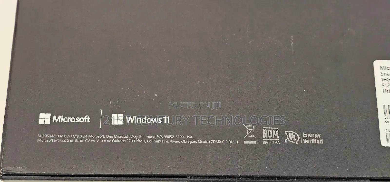 New Microsoft Surface Pro 11th Edition, a Copilot+ PC 16GB SSD 512GB