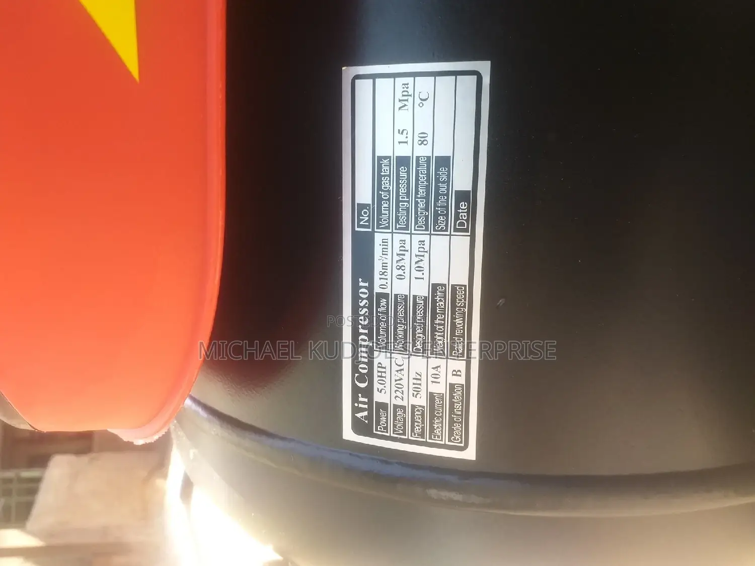 Baoou Air Compressor Machine 50ltr
