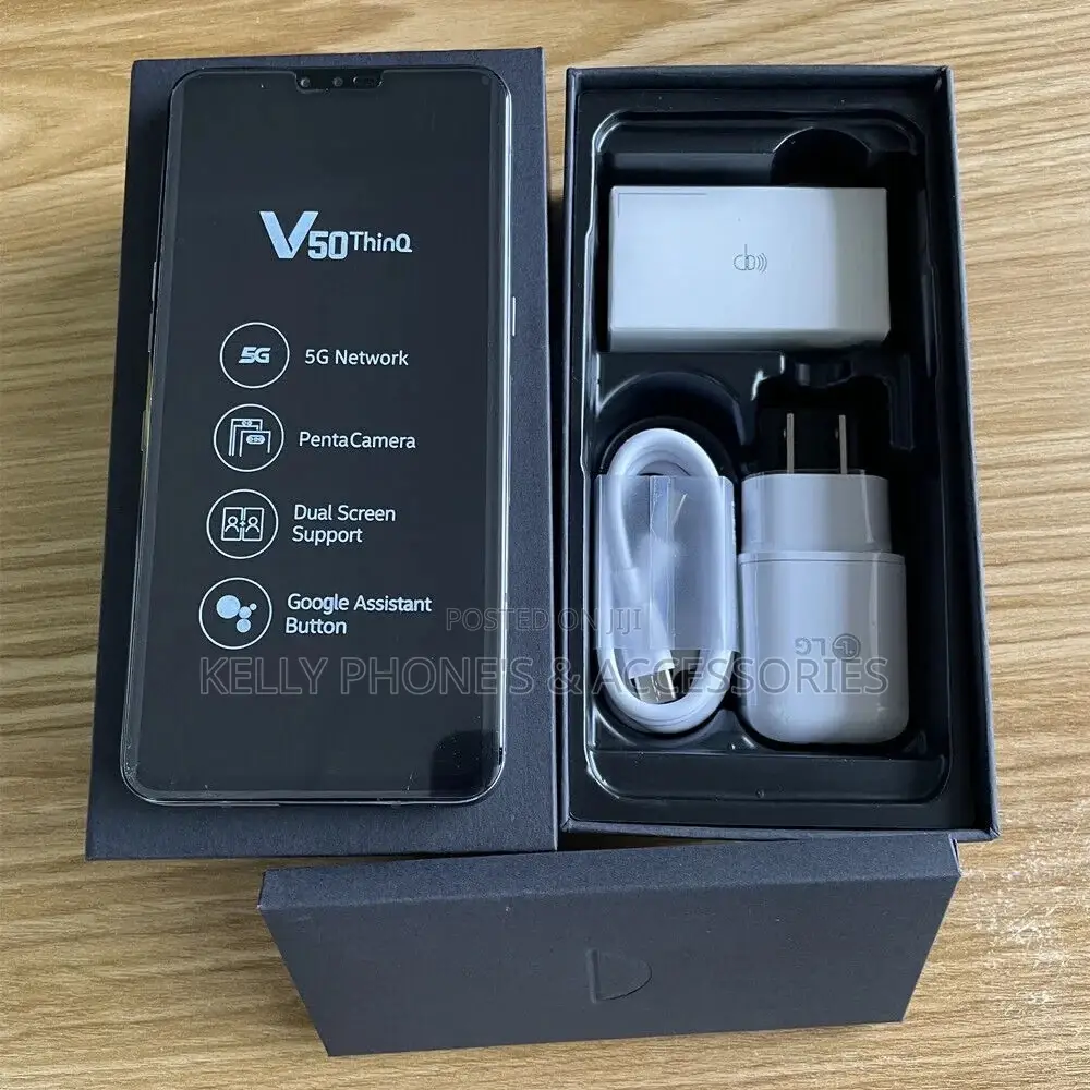 New LG V50S ThinQ 5G 128 GB Black