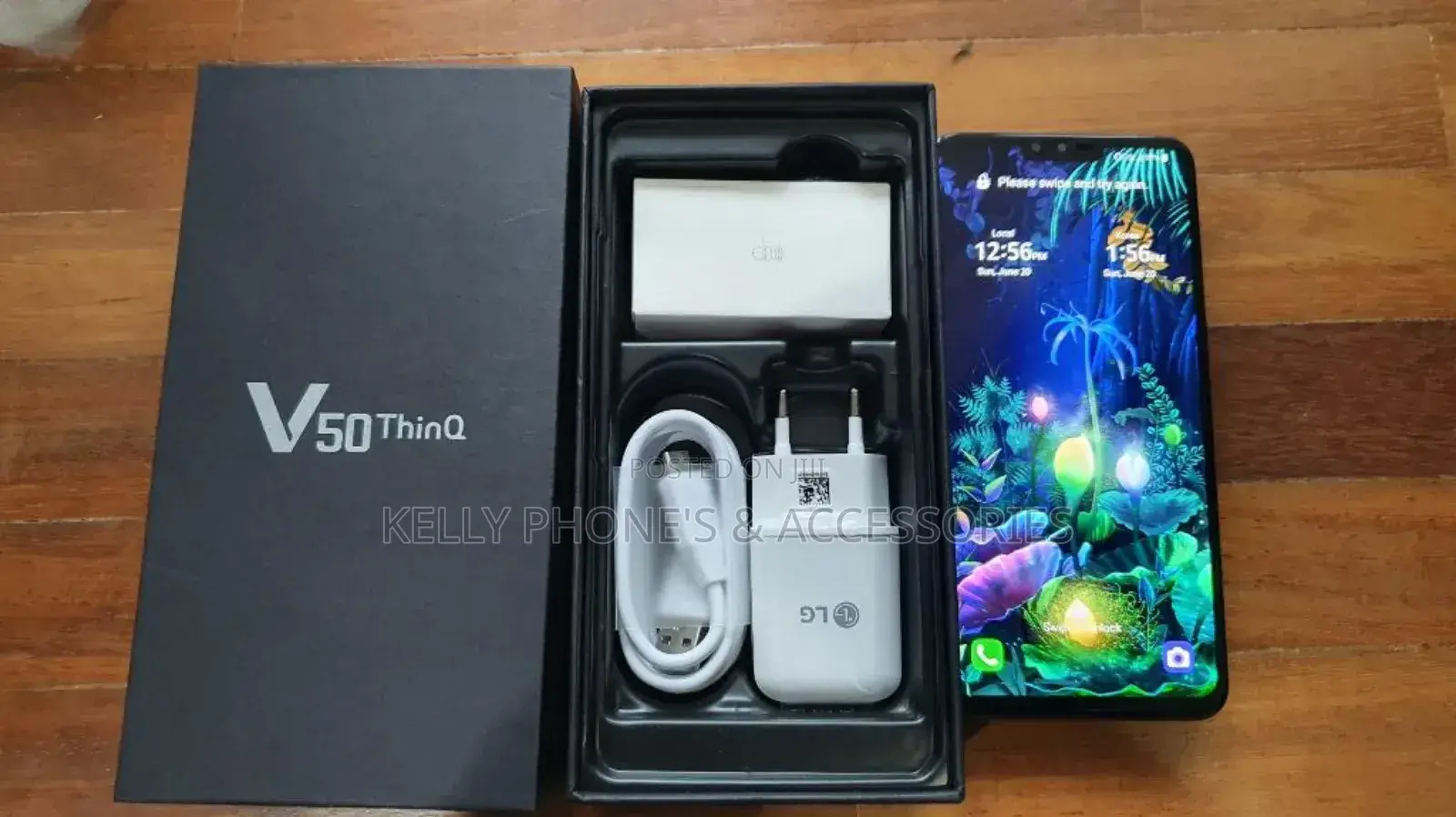 New LG V50S Thinq 256 GB Black