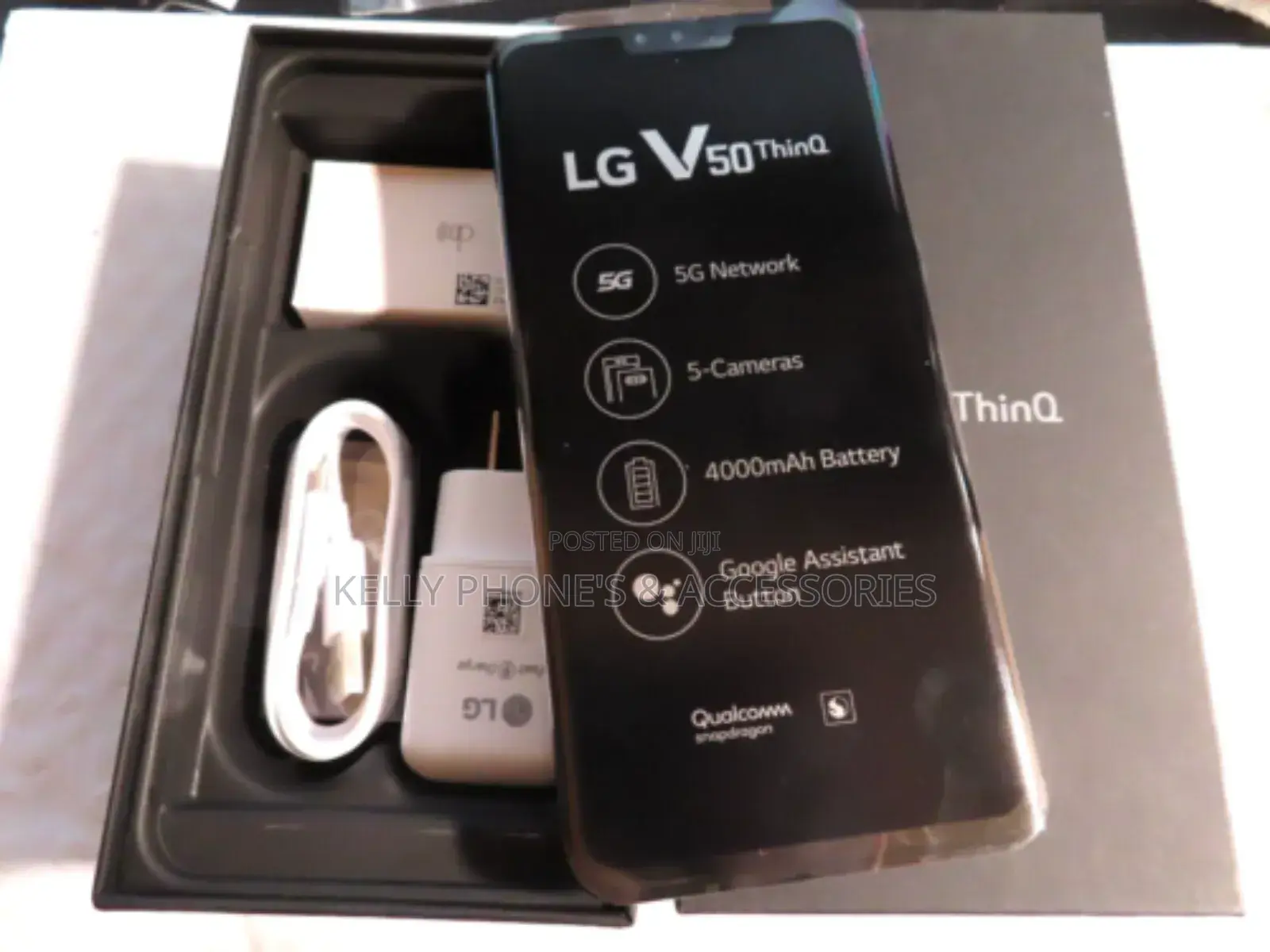 New LG V50S Thinq 256 GB Black