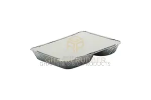 2-Section Aluminium Foil Food Containers+Lids(850ml)(500pcs)
