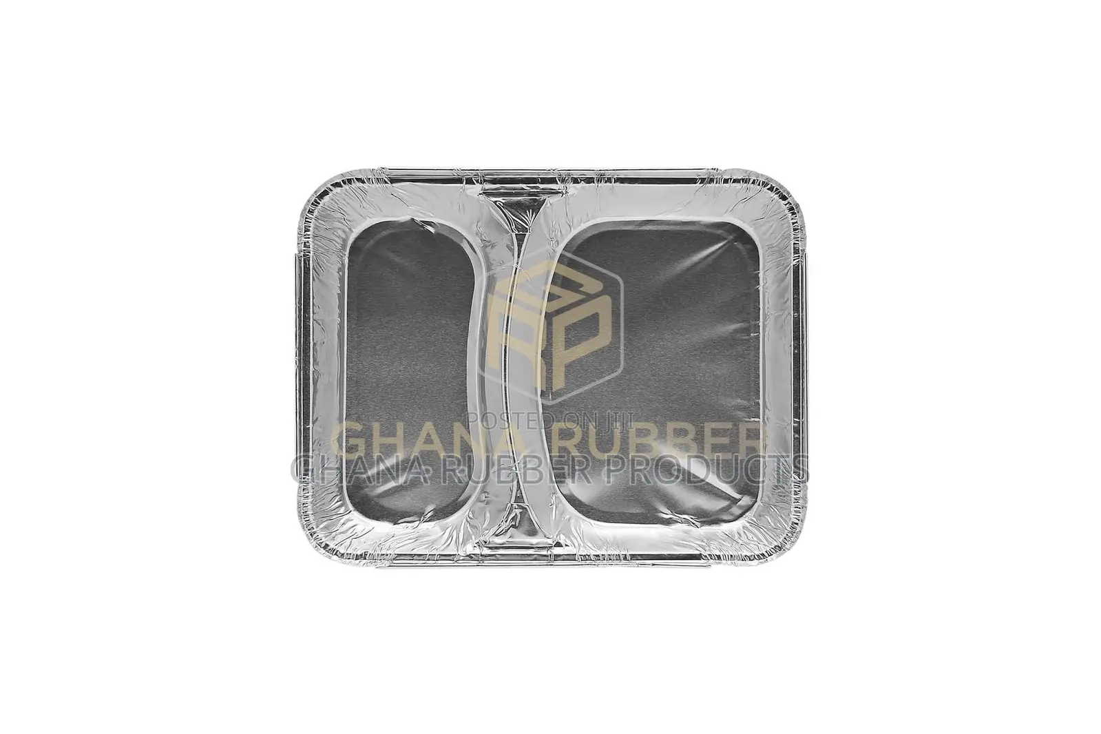 2-Section Aluminium Foil Food Containers+Lids(850ml)(500pcs)