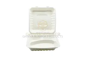 3-Section Bagasse Meal Box 9" (200pcs)
