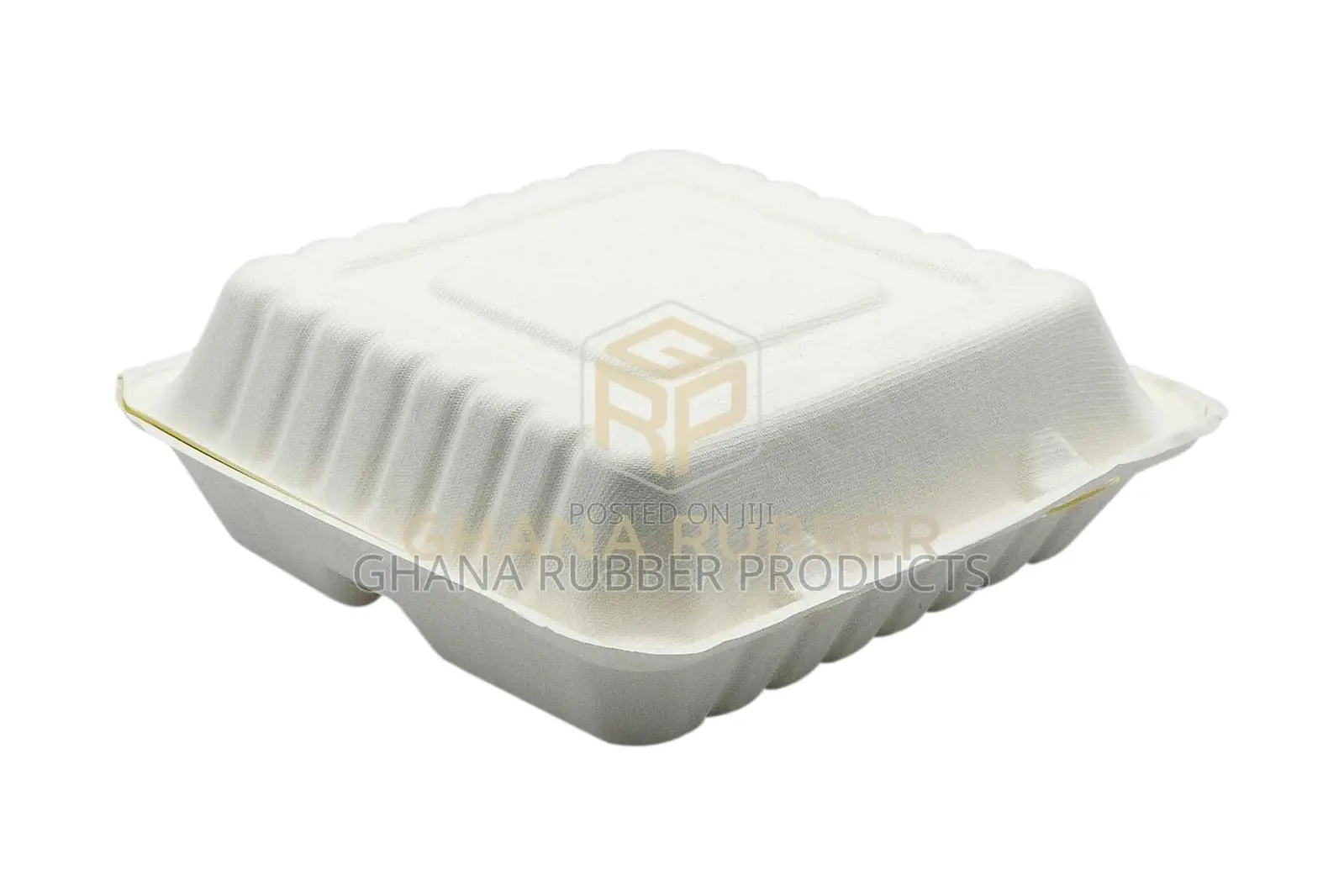 3-Section Bagasse Meal Box 9" (200pcs)