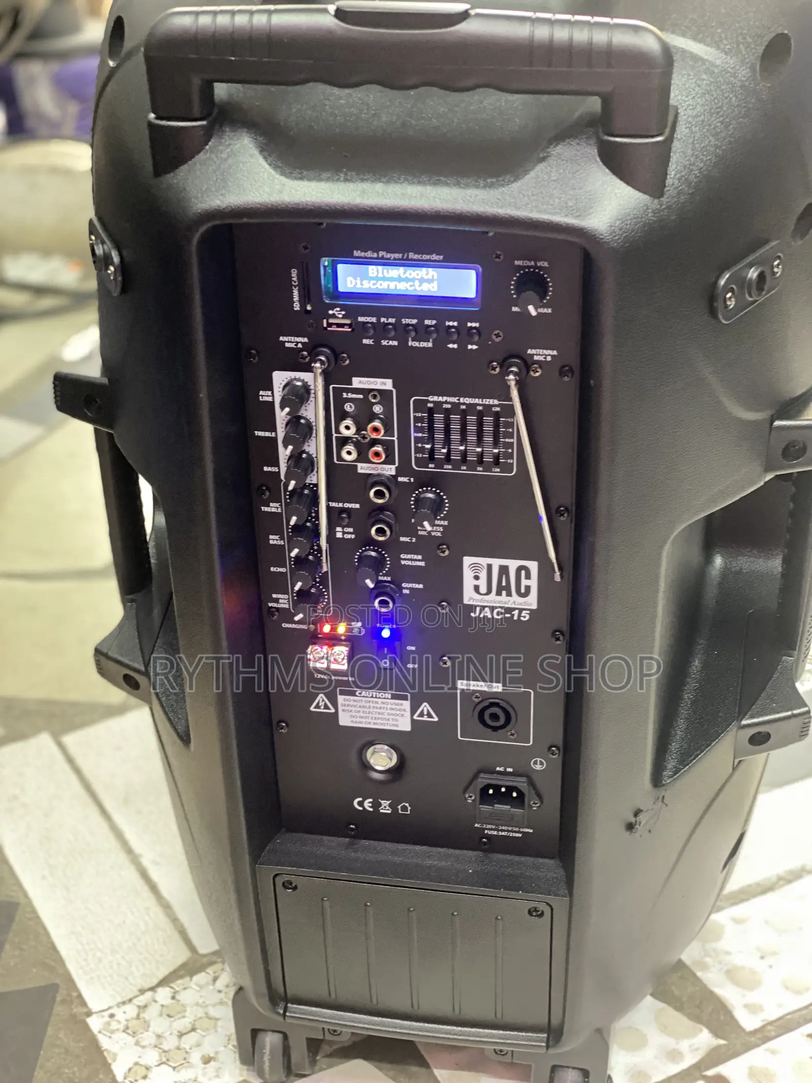 15” Rechargeable Speaker (JAC15)