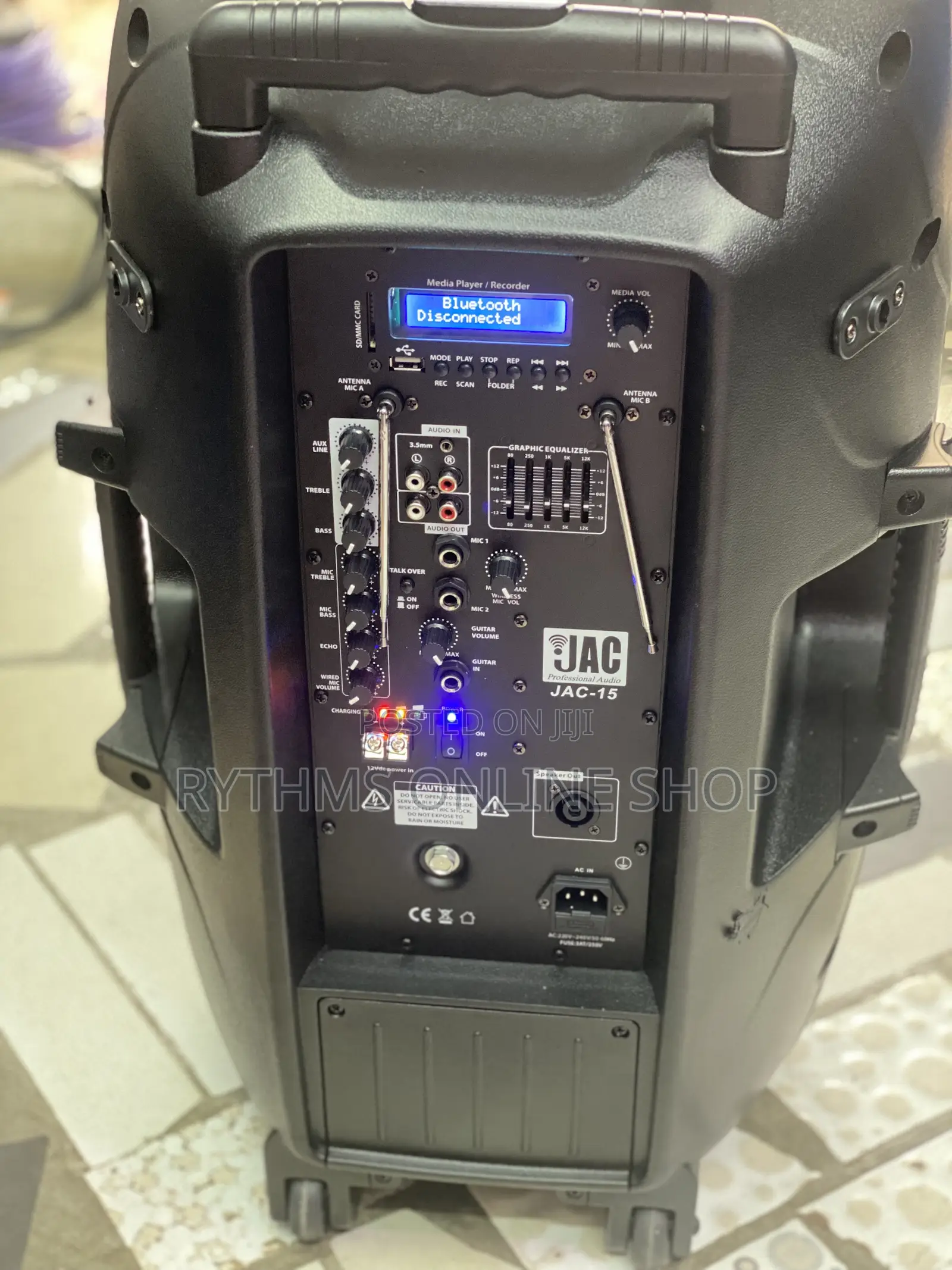 15” Rechargeable Speaker (JAC15)