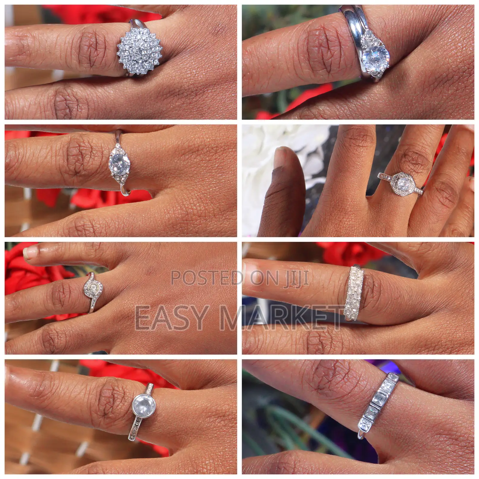 Silver Wedding Promise Ring