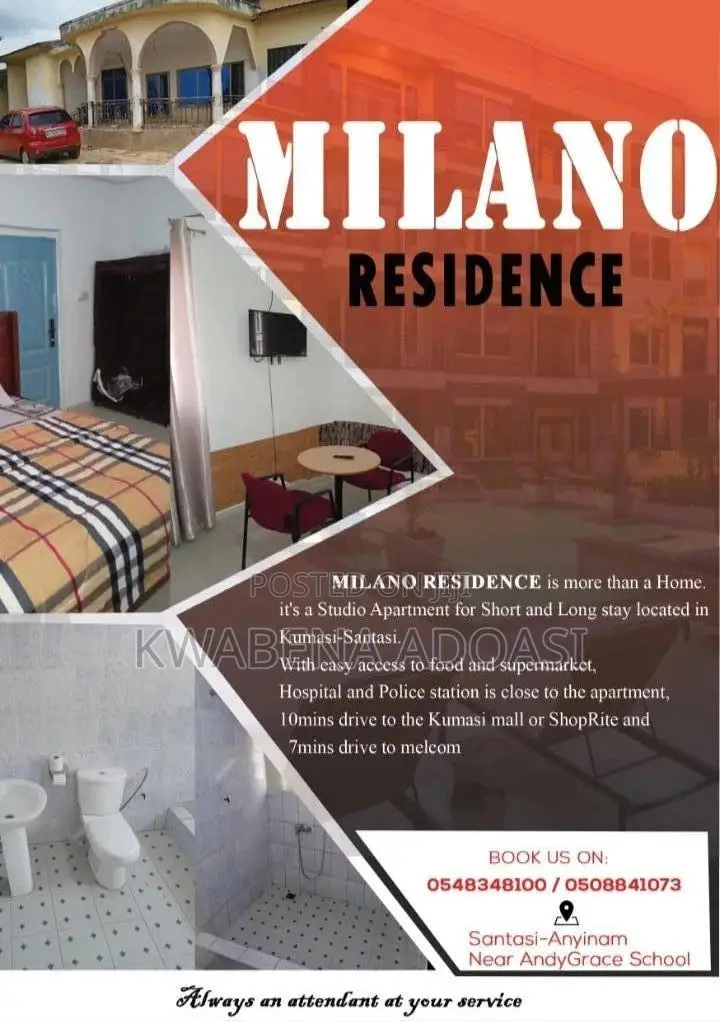 Studio Apartment for Short Stay