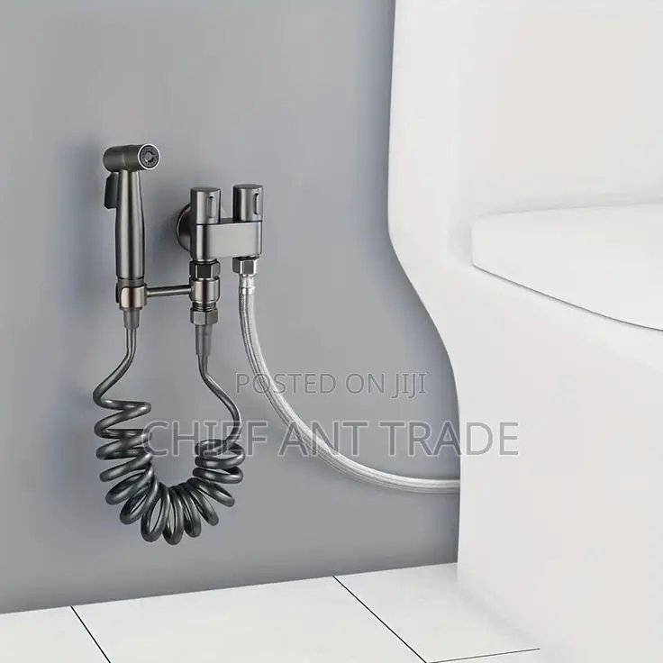 Silver Bidet Pressure Gun.