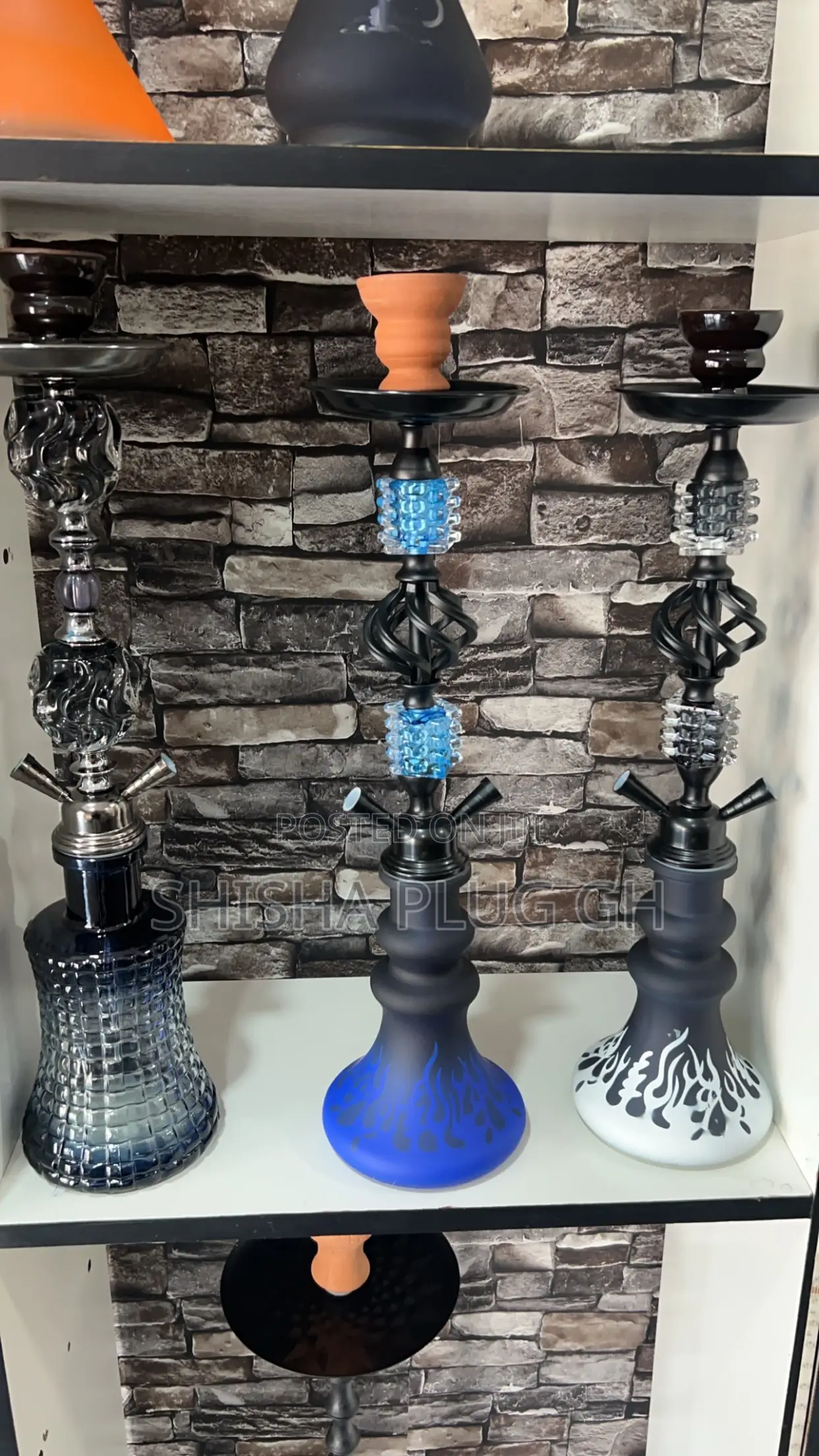 Double Pipe Shisha Pot