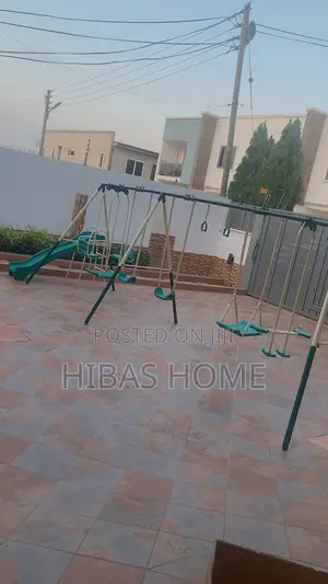 9 Station Swing Set Metal Swing Set And Slide