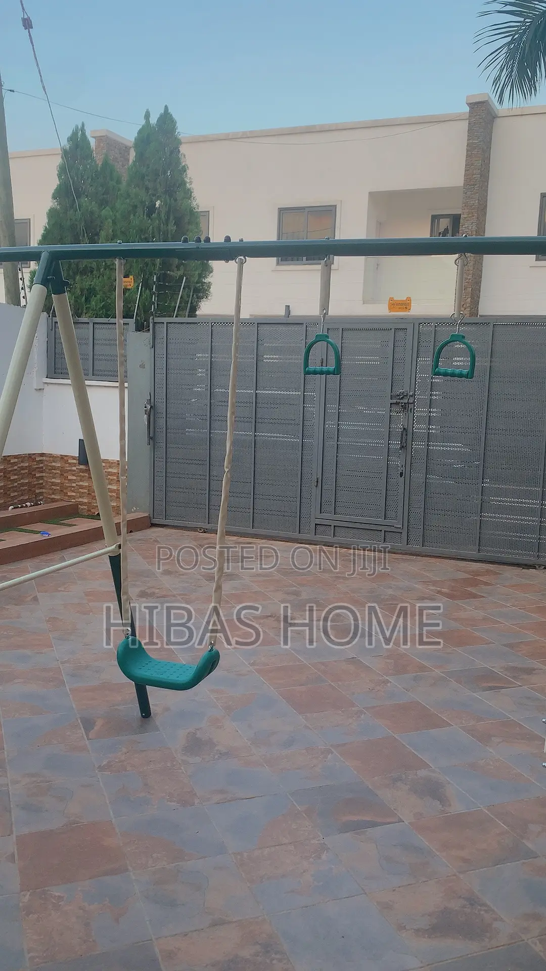 9 Station Swing Set Metal Swing Set And Slide