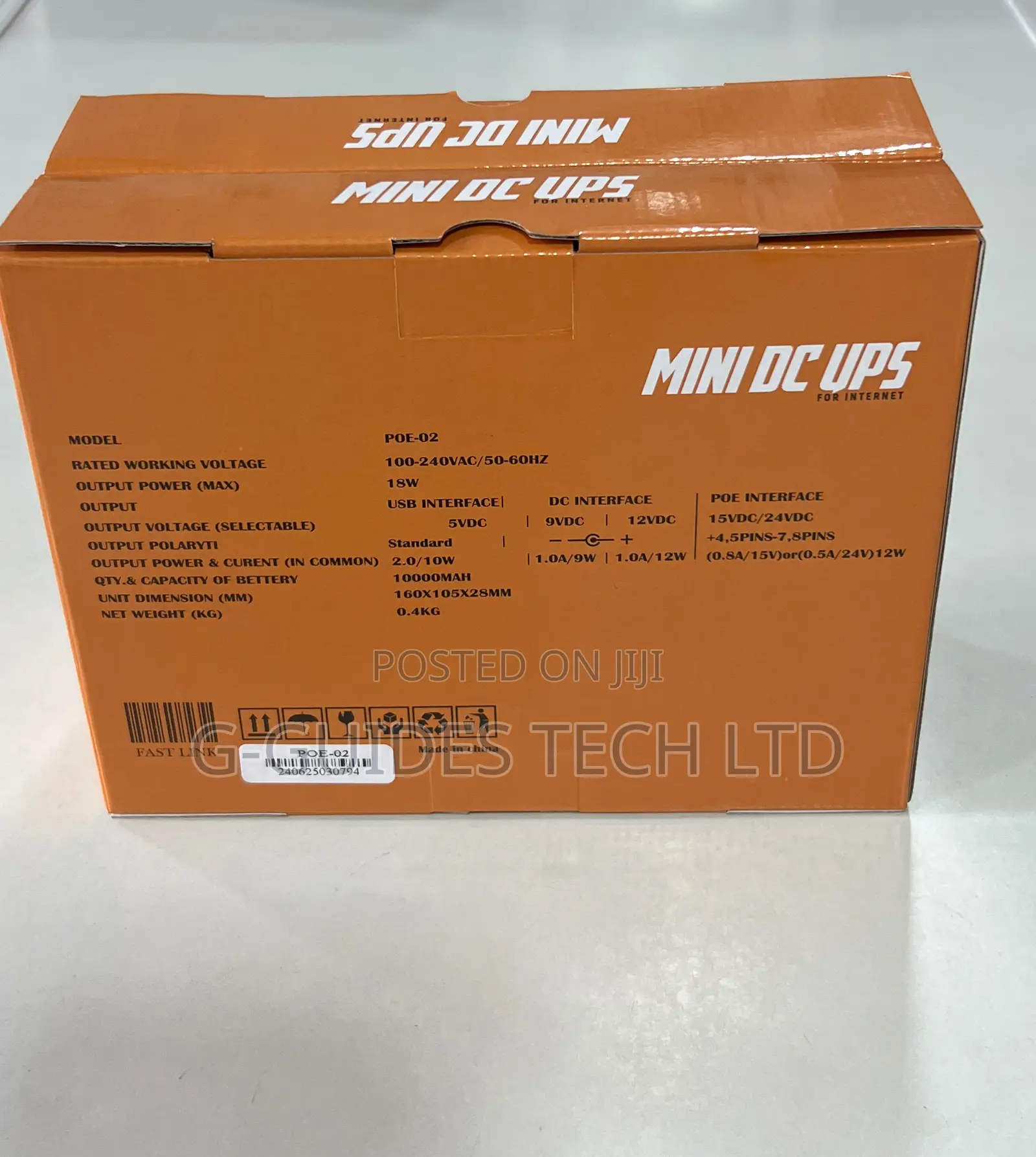 Mini Dc Ups for Router 10,000mah, Mini Power Bank for Router