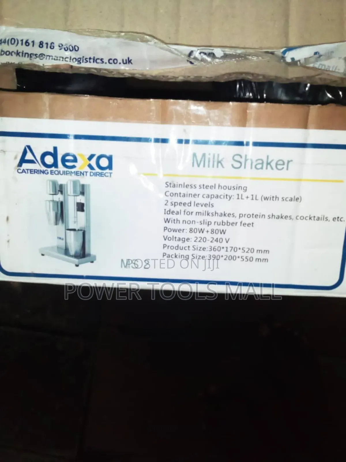 Adexa 2 Cups Milk Shaker Machine