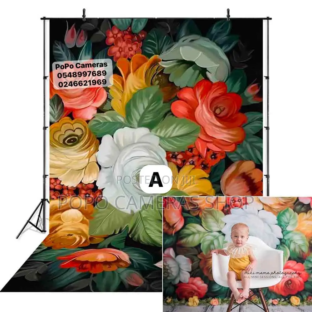Vinyl Vintage Backdrop