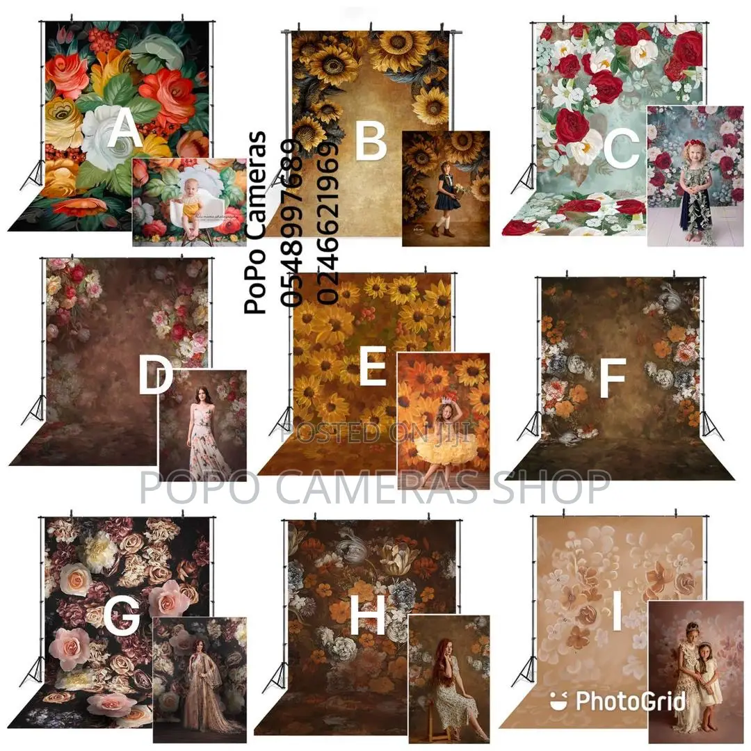 Vinyl Vintage Backdrop