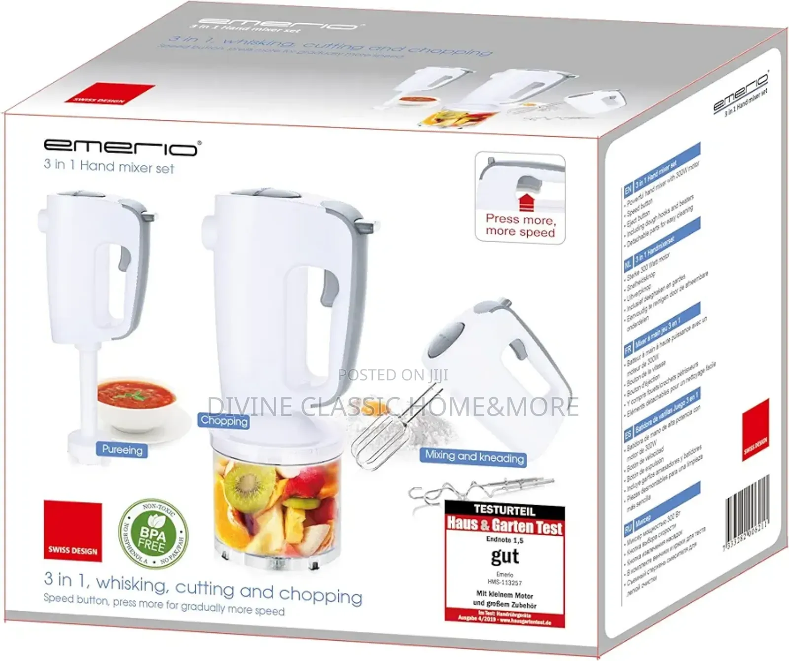 4in1 Emerio Handblender Set