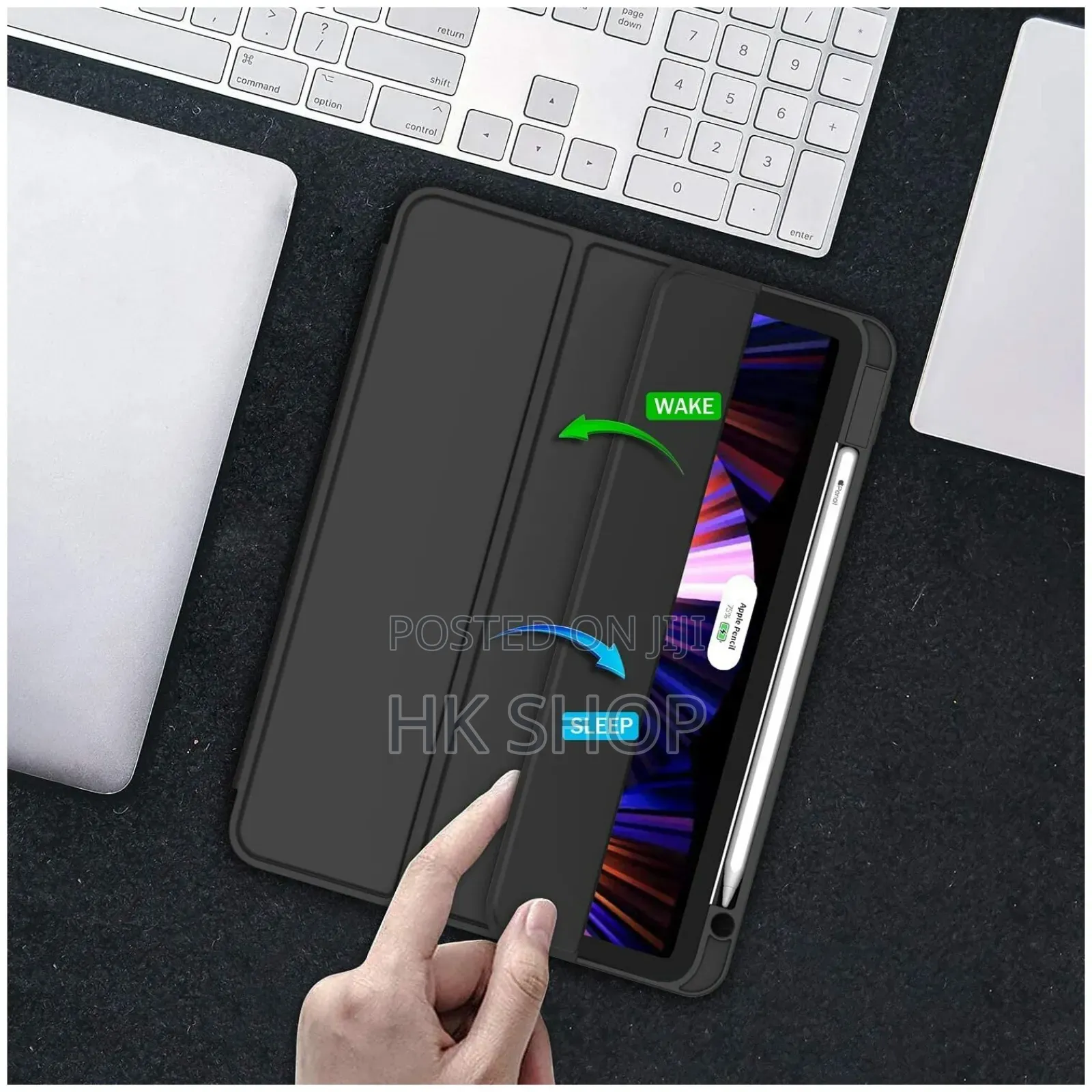 iPad 6th Generation 9.7 Inch Smart Case With Pen Slot Space