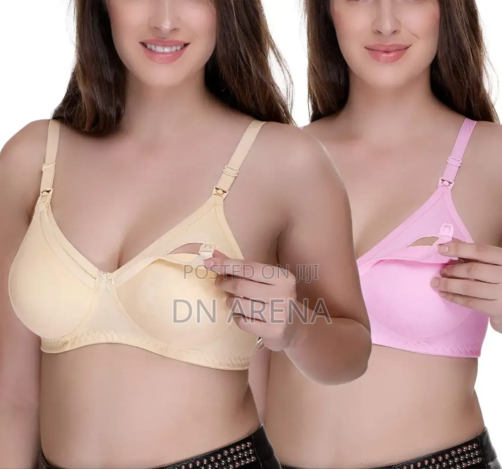 Non-Padded Breastfeeding Bra Si8ze: 36 to 44 ONLY Black