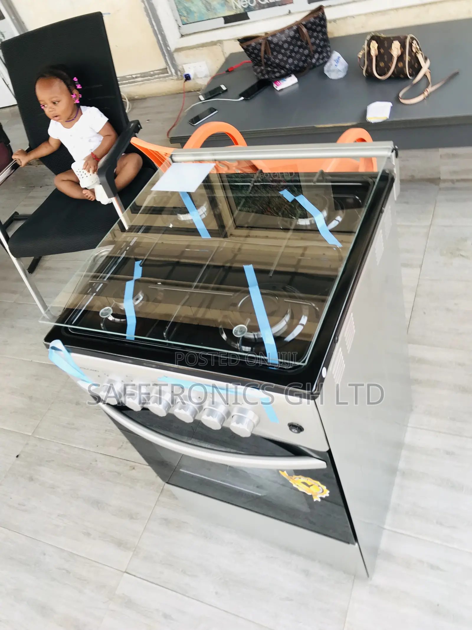 Shop Classic 4 Gas 50x50 Oven With Grill Volcano Gray