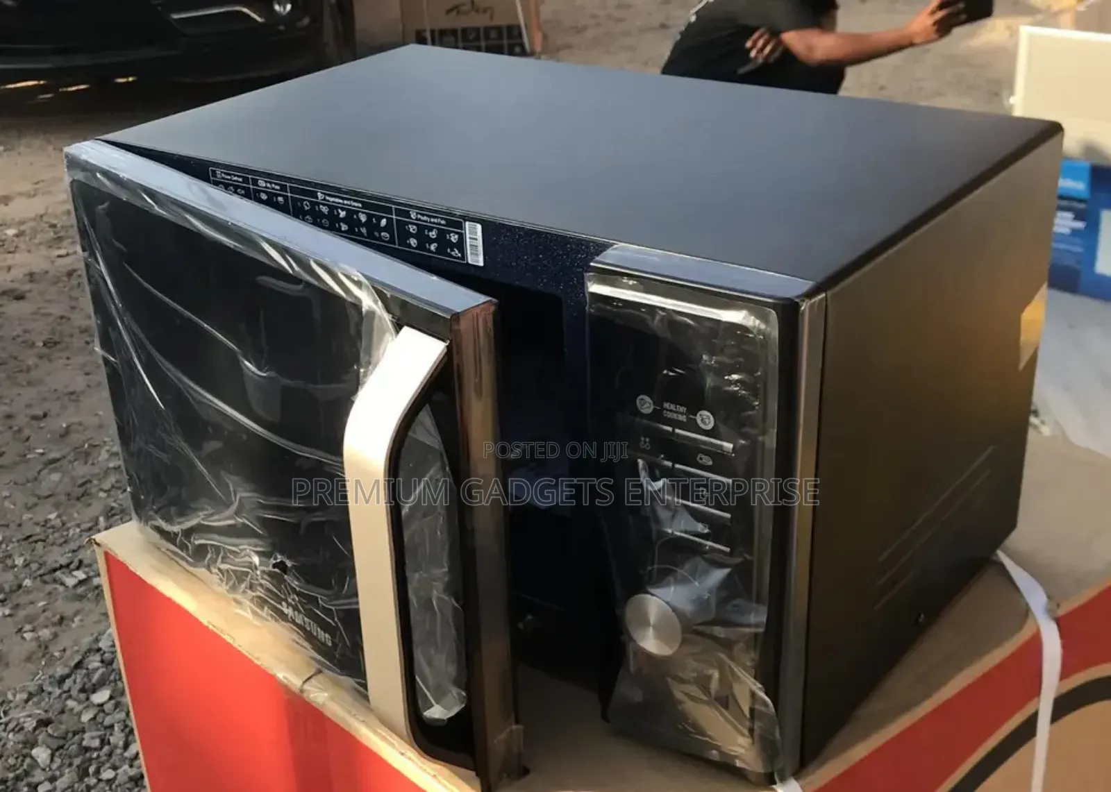 Samsung 800w Ms23f301tak 23l Microwave Black, Child Lock