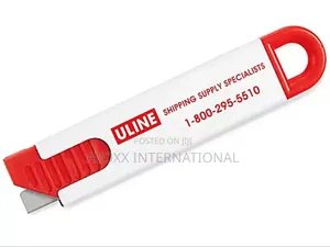 12 PCS Of Uline Safety Economy Cutter W/ Replacement Blades