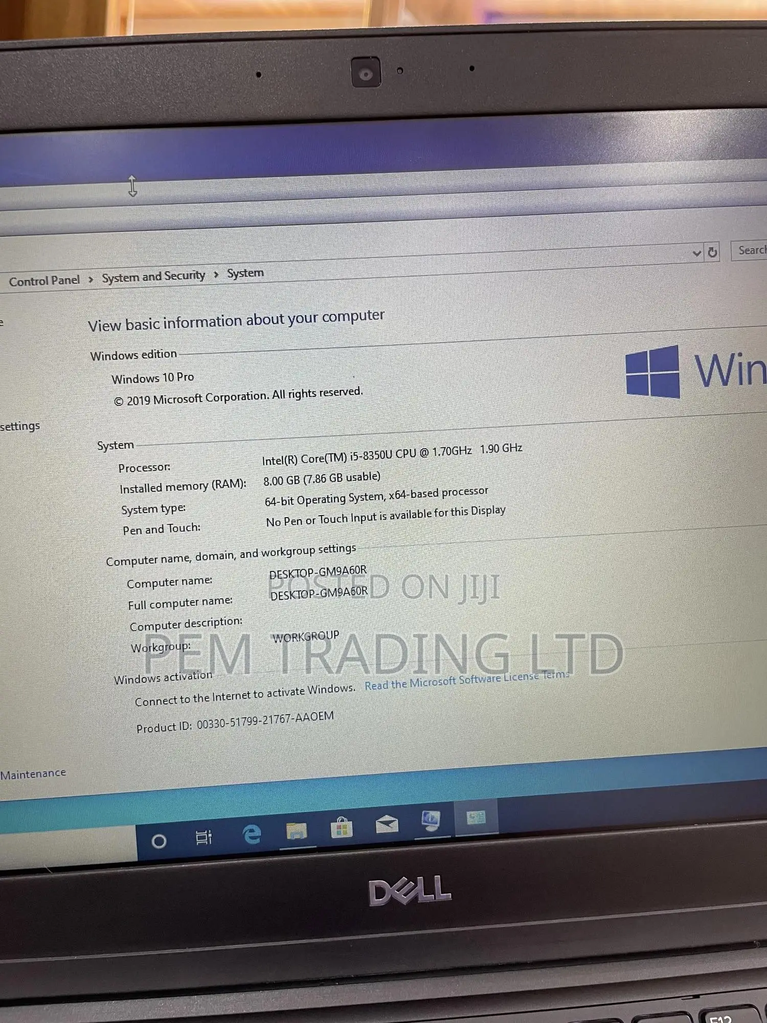 Laptop Dell Latitude 5490 8GB Intel Core i5 SSD 256GB