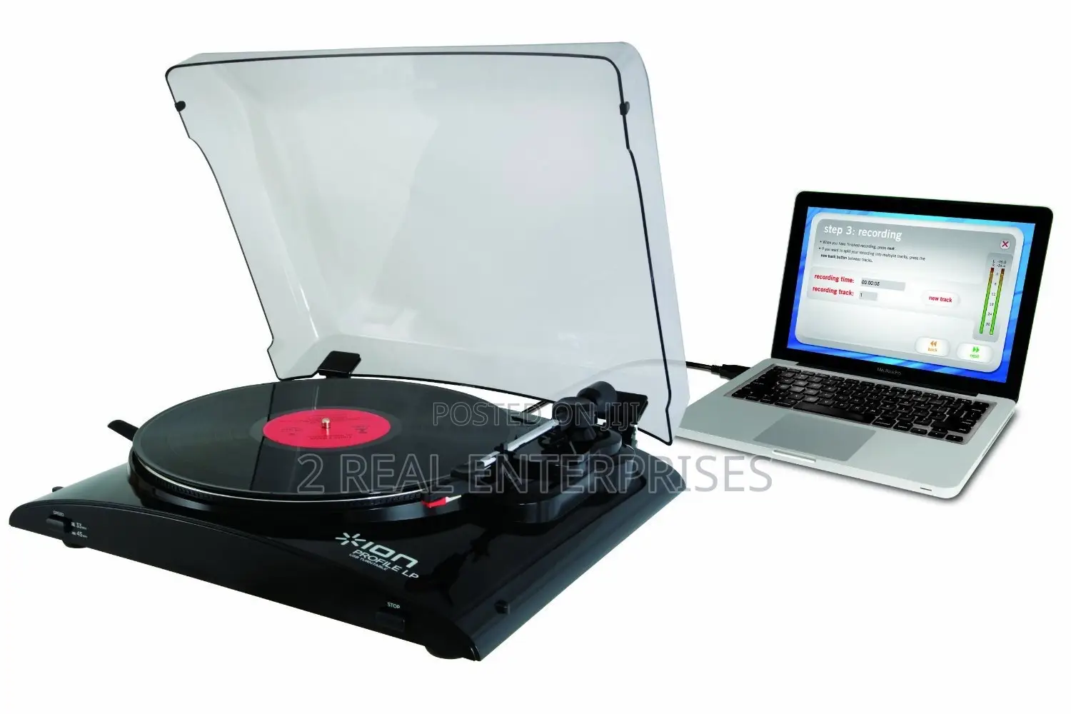Original ION Profile LP Vinyl-to-Mp3 Turntable