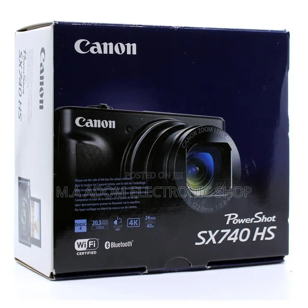 Canon Powershots Sx740 Bluetooth Camera