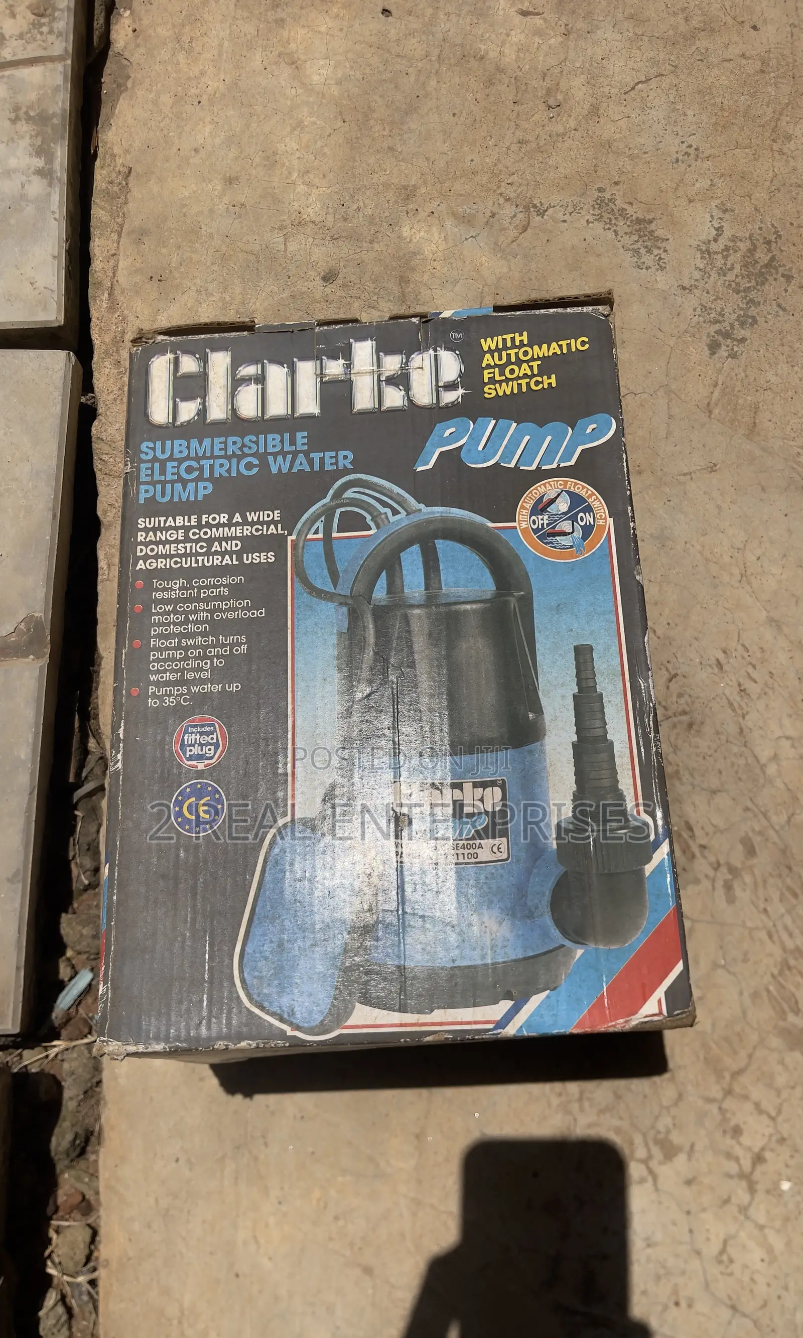 Clarke Submersible Electric Water Pump Withauto Float Switch