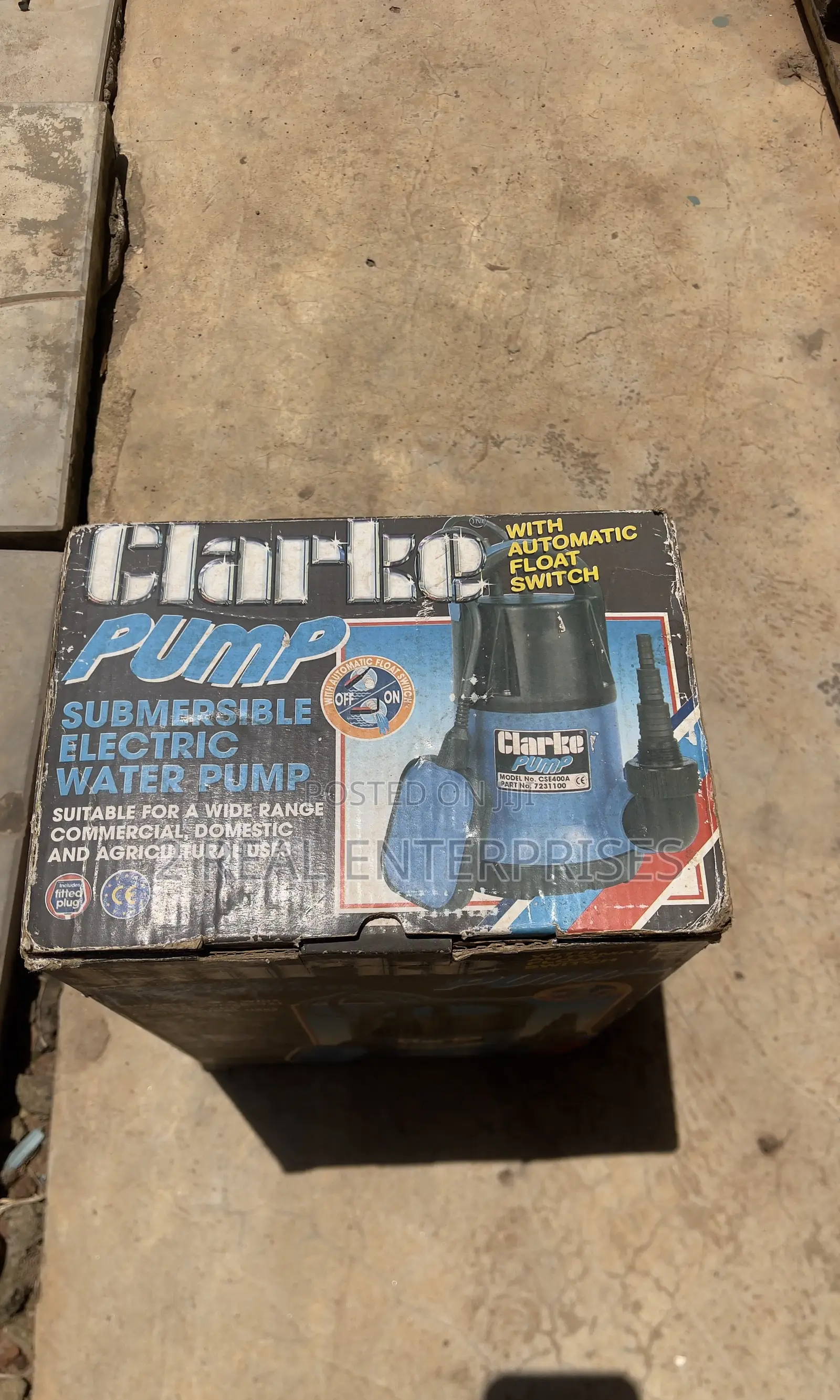Clarke Submersible Electric Water Pump Withauto Float Switch
