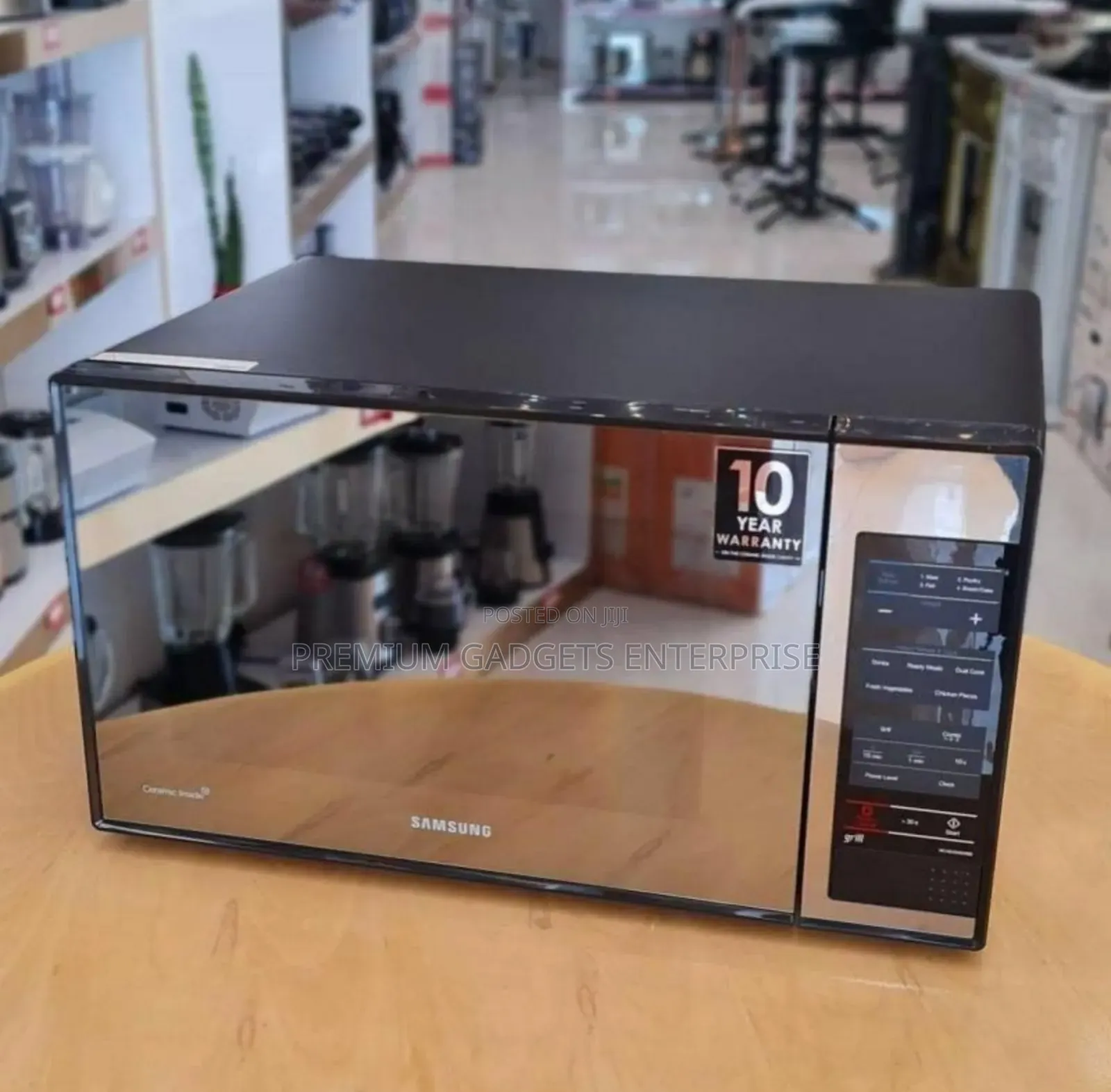 Samsung Solo Microwave With Glass Mirror, 40L (MS405MADXBB)
