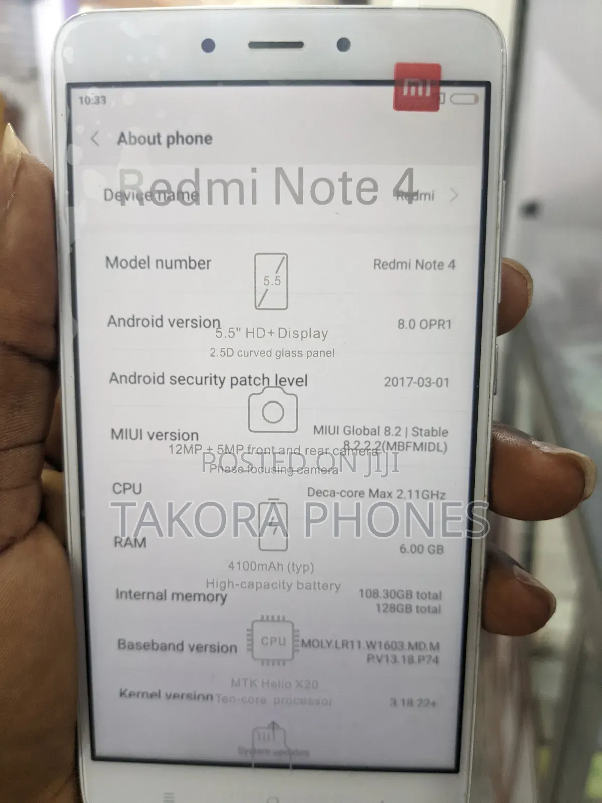 Xiaomi Redmi Note 4 64 GB Silver