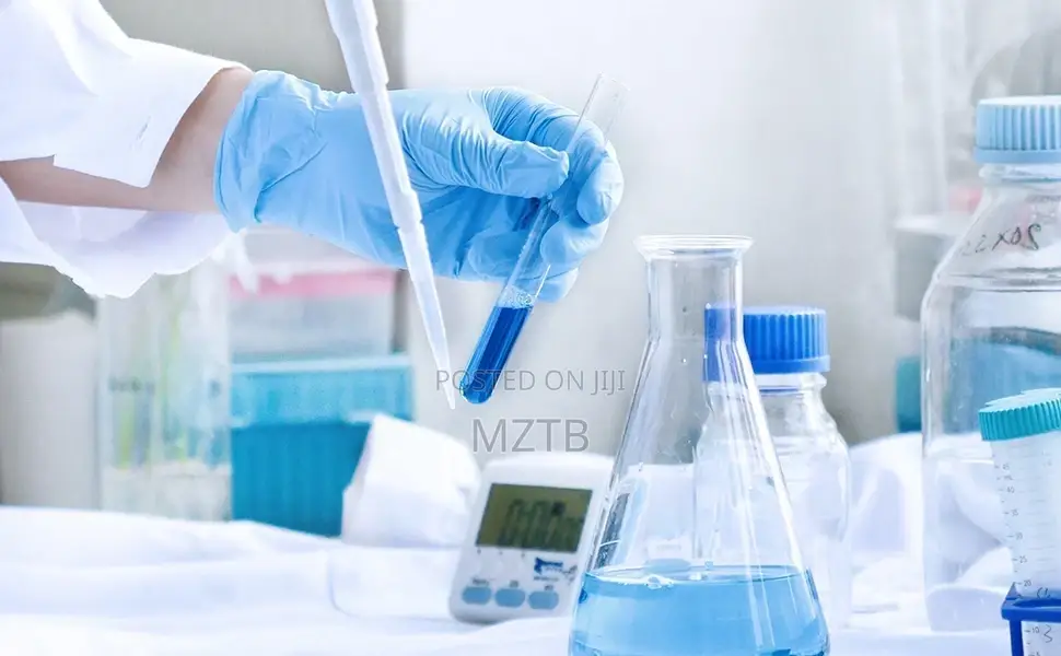 100 Blue Nitrile Gloves for Medical Use