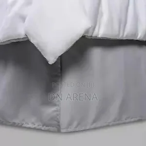 King Size 8pc Sanford Comforter Set White/Gray - Threshold.
