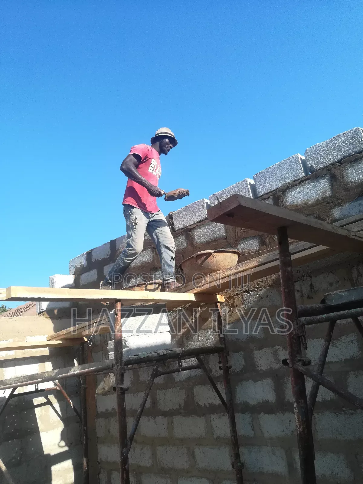 Top Block Laying and Other Mason Jobs