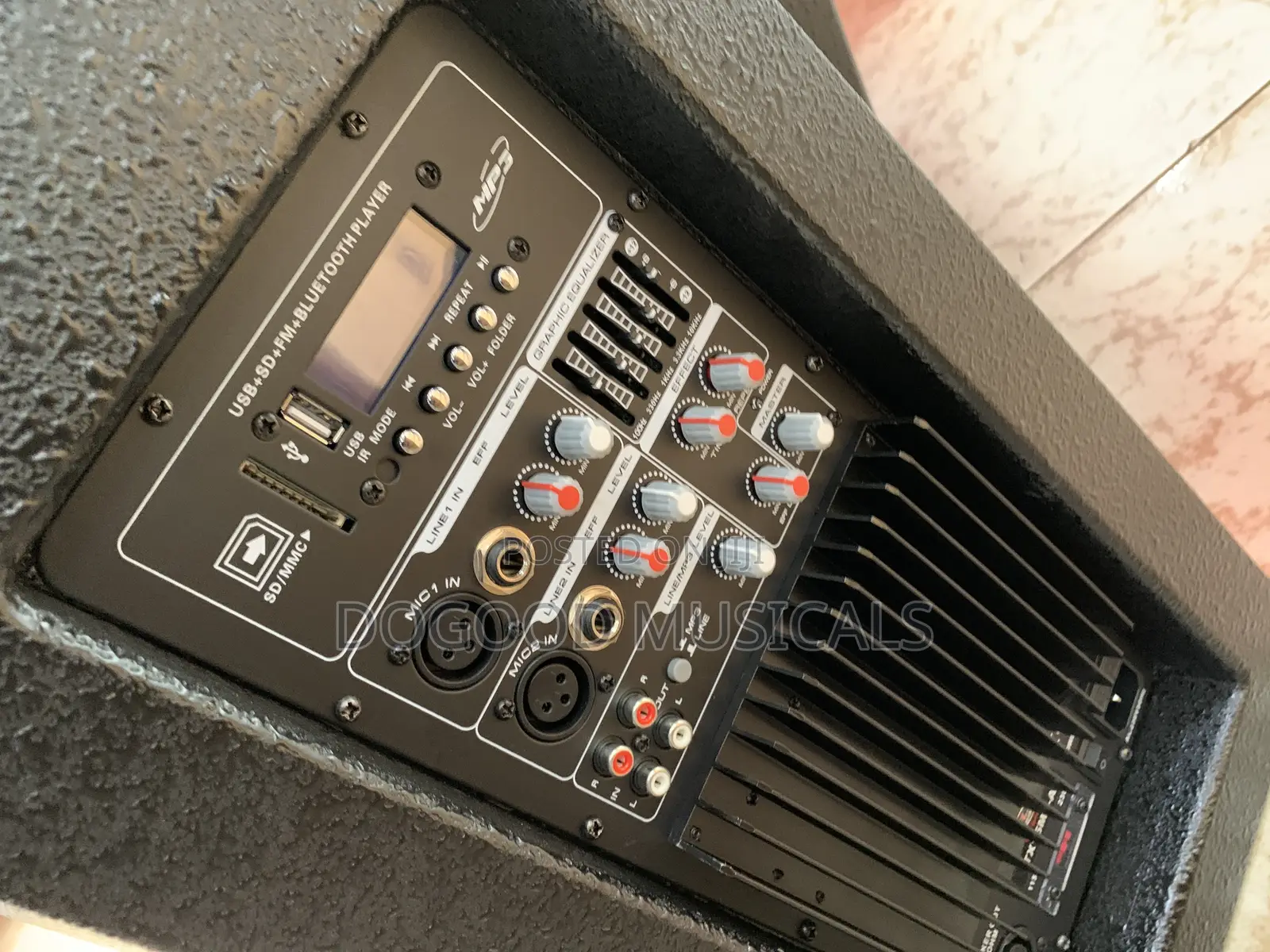 GLS 15-Inches Active Stage Monitor Speakers