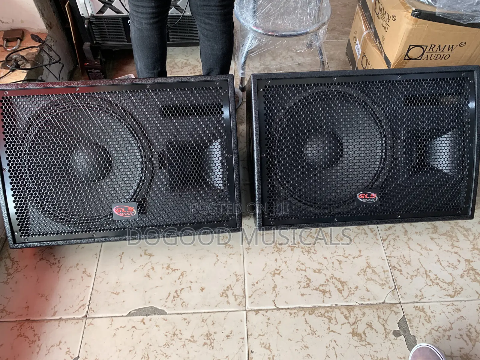 GLS 15-Inches Active Stage Monitor Speakers